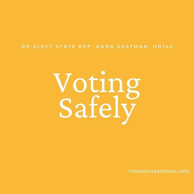 Tomorrow is the first day of early voting. Here&rsquo;s some tips for voting safely.